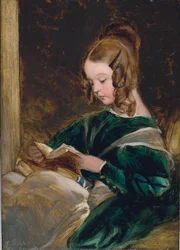 Étude de Rachel Russell (1826-1898), fille de Georgina, la deuxième épouse de John, sixième duc de Bedford